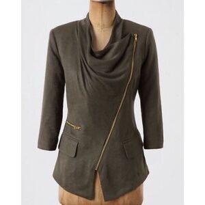 EUC Cartonnier Take The Wheel Green Moto Jacket XS​​​​